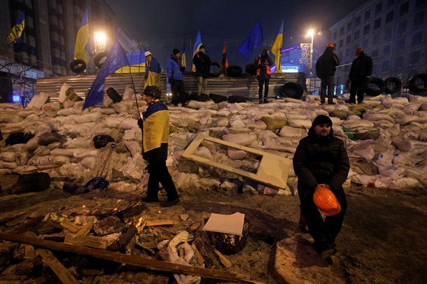 Снежные крепости. Новые баррикады киевского Евромайдана