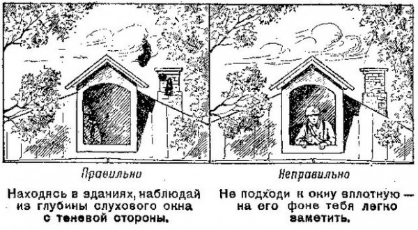 Scout-Erinnerung verkleiden Памятка разведчику по маскировке