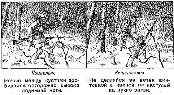 Scout-Erinnerung verkleiden Памятка разведчику по маскировке