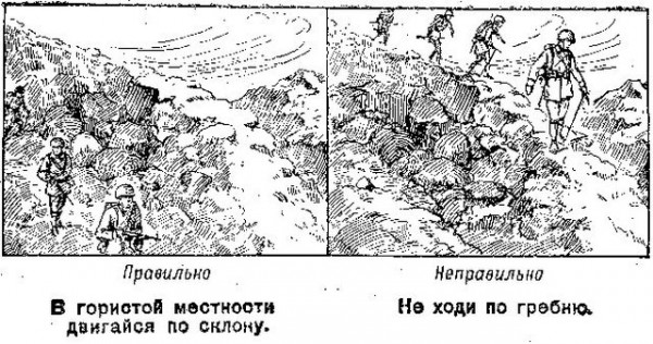 Scout-Erinnerung verkleiden Памятка разведчику по маскировке