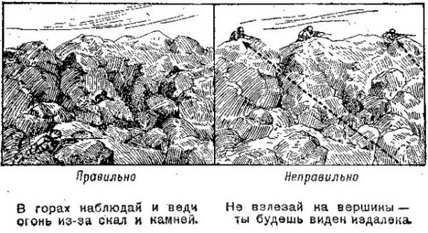 Scout-Erinnerung verkleiden Памятка разведчику по маскировке
