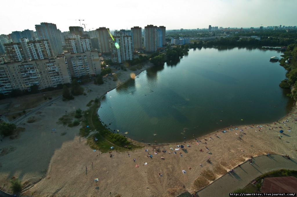 See Solnechnoe - Orte in Kiew, wo es gute Fischerei gibt Озеро Солнечное - Топ мест для хорошей рыбалки в Киеве