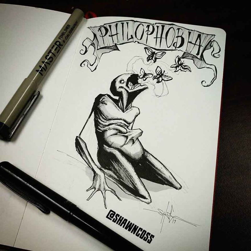 Philophobia - Gruselige, beängstigende Bilder über die häufigsten menschlichen Phobien und ihre Beschreibung Филофобия - Изображения фобий человека