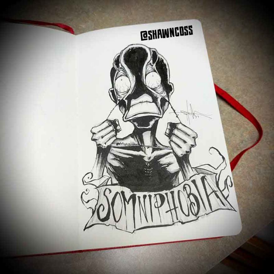 Somnofobiya (Hypnophobie) - Gruselige, beängstigende Bilder über die häufigsten menschlichen Phobien und ihre Beschreibung Сомнифобия (гипнофобия) - Изображения фобий человека