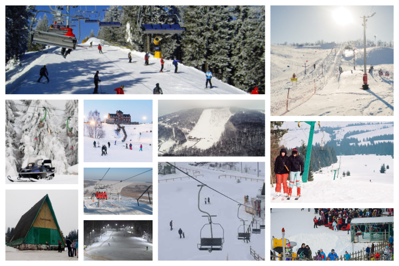 Schneesportorte. Bukovel, Dragobrat, Webcams. Live-Resort-Webcasts Снежные курорты WEB камеры