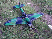 Selbst gemachte RC Modellflugzeug Jak-3
