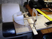 Produktion des nasalen Teil des Modellflugzeuge
