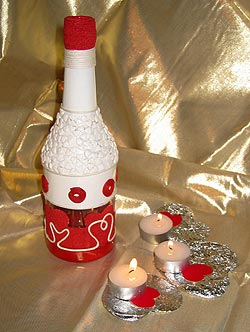 dekorative Flaschen