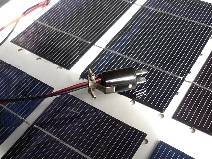 Produktion von Solarzellen