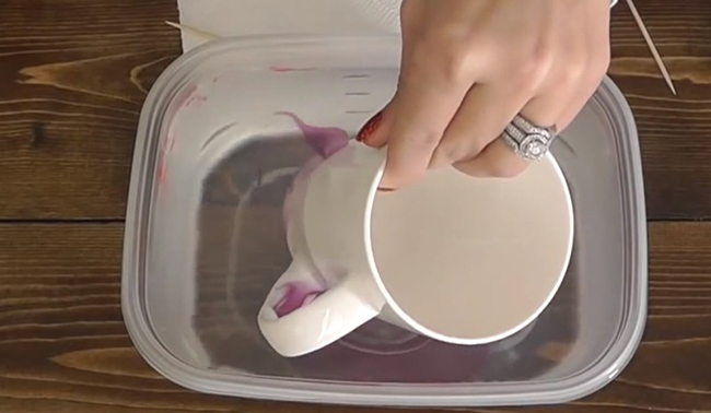 Как разрисовать чашку своими руками