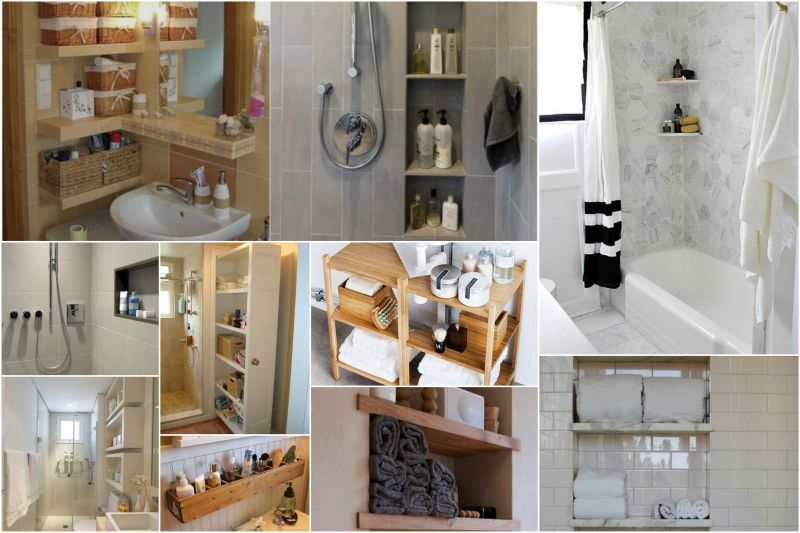 Lagerung im Badezimmer: coole Ideen für jeden Raum Хранение в ванной: крутые идеи для любого пространства