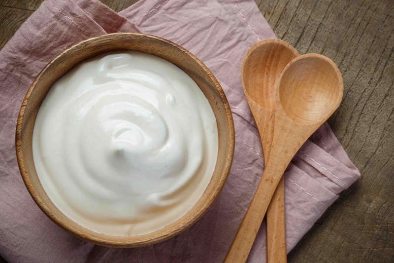 Bio-Joghurt - Essen jeden Tag Органический йогурт - Продукты на каждый день