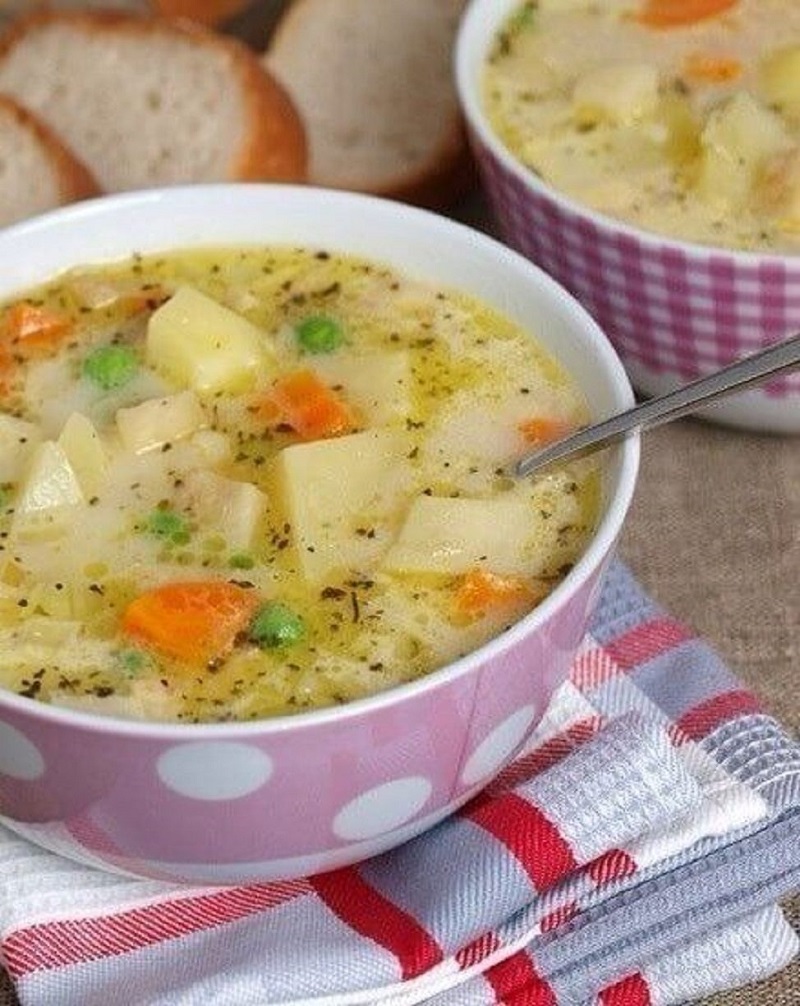 Milchsuppe mit Gemüse - damit der Magen nicht faul wird! Die besten Suppen für unser Verdauungssystem Молочный суп с овощами - Полезные супы