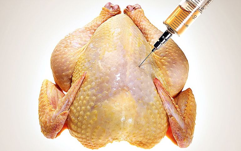 Wie man Hühnchen kocht, um Hormone und Antibiotika zu entfernen Удалить из курицы антибиотики