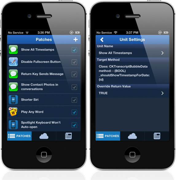 Jailbreak Tweaks für iPhone mit Flex джейлбрейк-твики для iPhone с помощью Flex