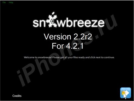 Putting Sn0wbreeze Custom Firmware 4.2.1