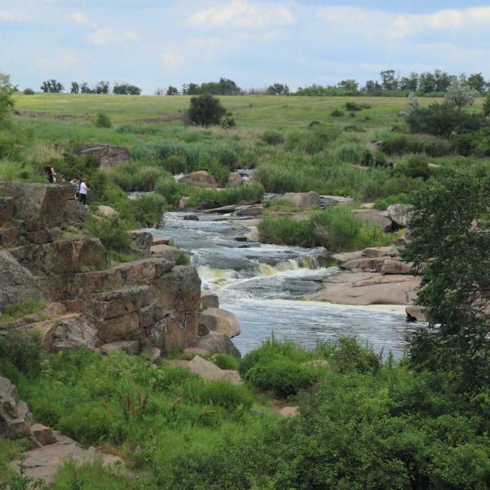 Wasserfall Sholokhovsky (Tokovsky) - Alle Wasserfälle der Ukraine: 40 schöne Wasserfälle der Ukraine (Foto) Шолоховский (Токовский) каскадный водопад - ТОП водопадов Украины