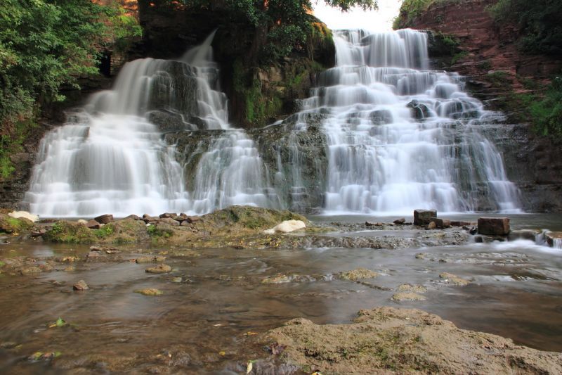 Dzhurinsky Falls - Alle Wasserfälle der Ukraine: 40+ Schöne Wasserfälle der Ukraine (Foto) Джуринский водопад - ТОП водопадов Украины
