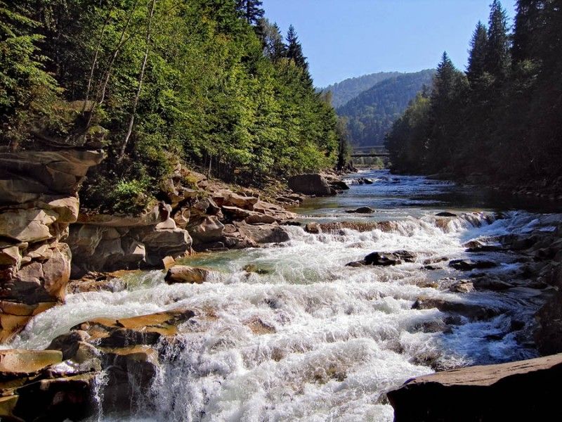 Waterfall Break, Yaremche - Alle Wasserfälle der Ukraine: 40 schöne Wasserfälle der Ukraine (Foto) Водопад Пробой, Яремче - ТОП водопадов Украины