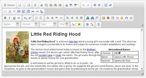 CKEditor - Beste WYSIWYG-HTML-Editoren CKEditor - WYSIWYG HTML редакторы