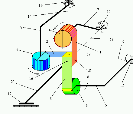 Eine schematische Darstellung einer Vorrichtung zum