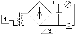 Schematische Darstellung der Vorrichtung für Single-Wire-Kraftübertragung