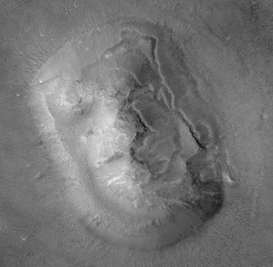 Die neueste Bild "Sphinx" auf dem Mars.