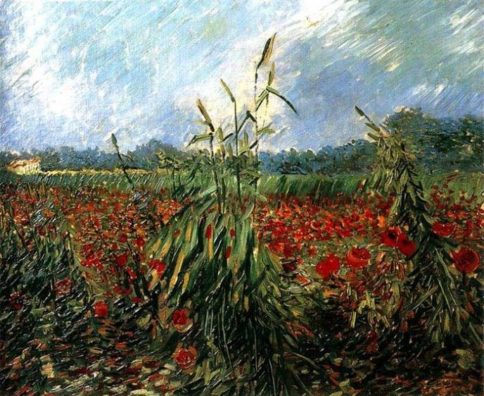 Die Mohnblumen von 1887 - Meisterwerke von Van Gogh, die jeder kennen sollte Маки 1887 г. - Картины Ван Гога, которые должен знать каждый