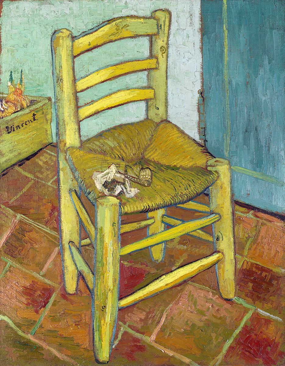 Van Goghs Stuhl, 1888 - Meisterwerke von Van Gogh, die jeder kennen sollte Стул Ван Гога, 1888 г. - Картины Ван Гога, которые должен знать каждый