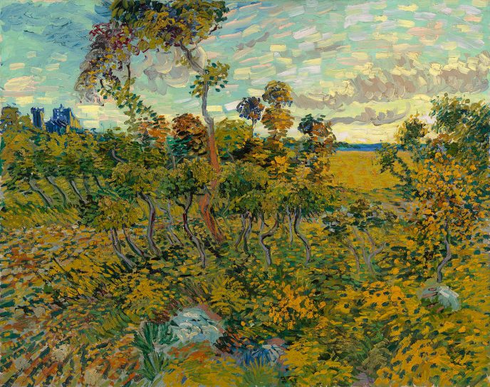 Sonnenuntergang in Montmajour - Meisterwerke von Van Gogh, die jeder kennen sollte Закат в Монмажуре - Картины Ван Гога, которые должен знать каждый