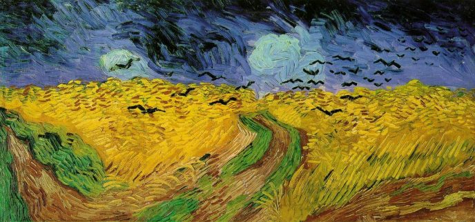 Weizenfeld mit Raben - Van Goghs Meisterwerke, die jeder kennen sollte Пшеничное поле с воронами - Картины Ван Гога, которые должен знать каждый