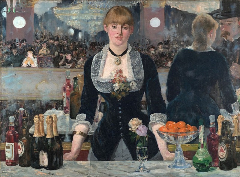 Eduard Manet, „Die Bar im Foley Berger“ Эдуард Мане, «Бар в “Фоли-Бержер”»