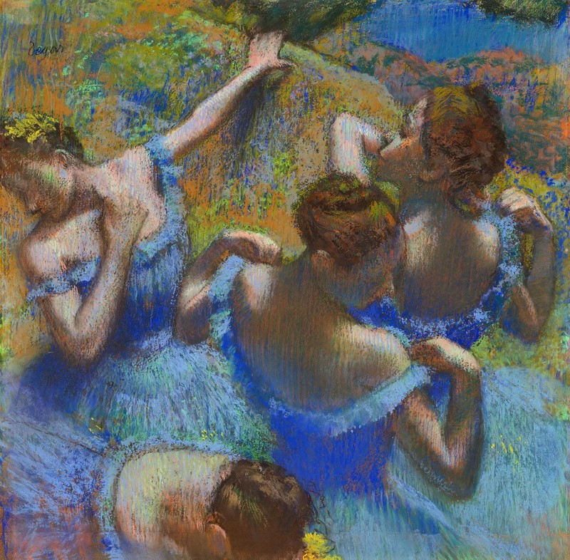 Edgar Degas, Blaue Tänzer Эдгар Дега, «Голубые танцовщицы»