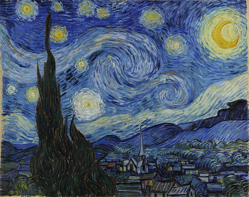 Vincent Van Gogh, Sternennacht Винсент Ван Гог, «Звездная ночь»