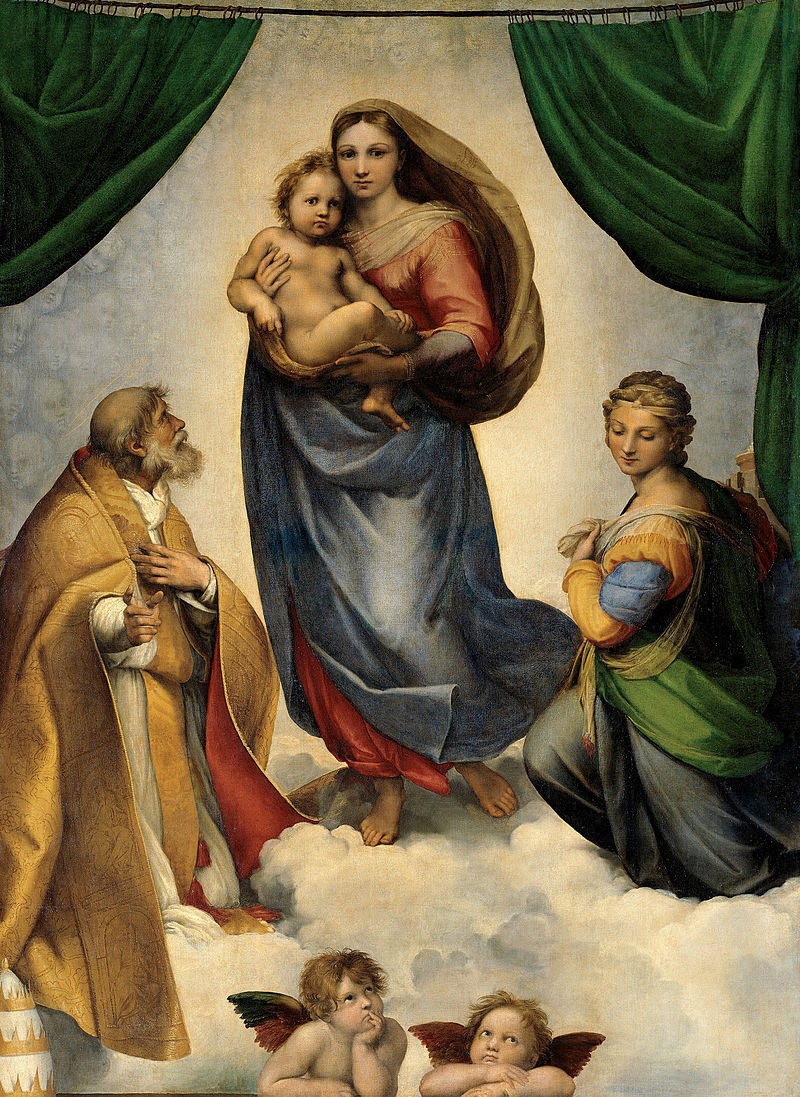 Rafael Santi, Sixtinische Madonna Рафаэль Санти, «Сикстинская Мадонна»