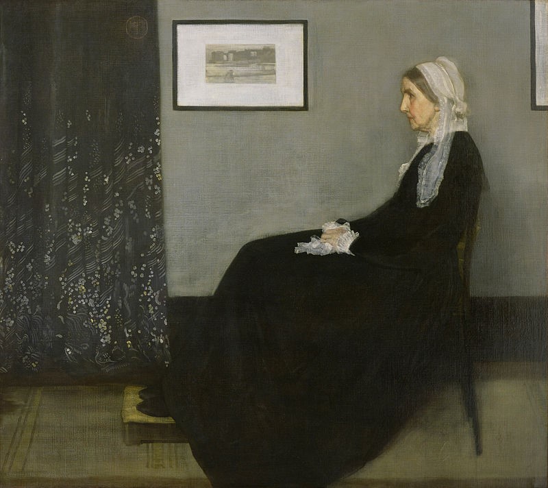 James Whistler, „Arrangement in Grau und Schwarz. Mutter des Künstlers " Джеймс Уистлер, «Аранжировка в сером и черном. Мать художника»