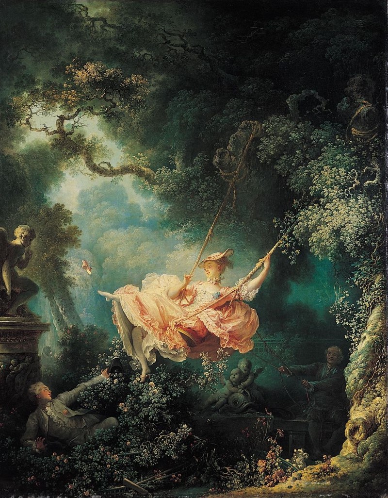 Jean-Honore Fragonard, "Schaukel" Жан-Оноре Фрагонар, «Качели»