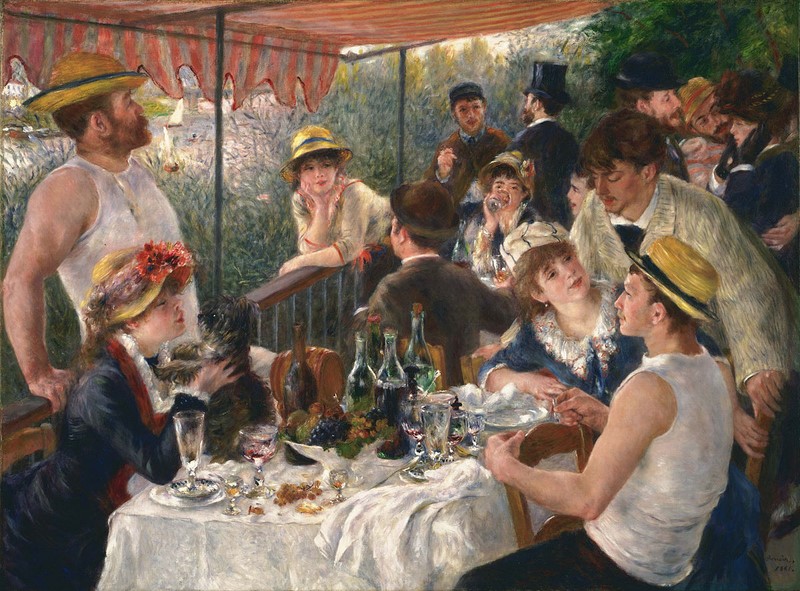 Pierre Auguste Renoir, Ruderer Frühstück Пьер Огюст Ренуар, «Завтрак гребцов»