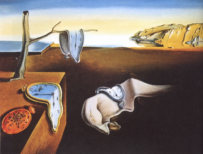 Salvador Dali, "Beharrlichkeit der Erinnerung" Сальвадор Дали, «Постоянство памяти»