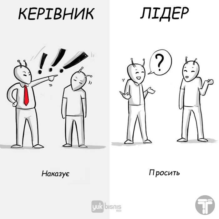 Der Unterschied zwischen einem Chef und einem echten Anführer 8 картинок о том, в чем разница между боссом и настоящим лидером