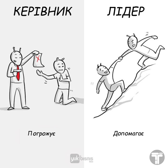 Der Unterschied zwischen einem Chef und einem echten Anführer 8 картинок о том, в чем разница между боссом и настоящим лидером