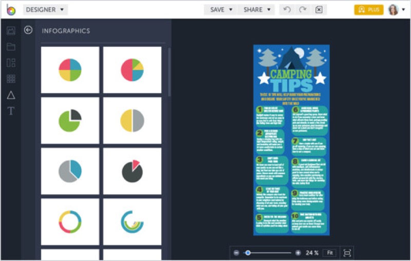 BeFunky - Kostenlose Tools zum Erstellen von Infografiken BeFunky - Инструменты для создания инфографики