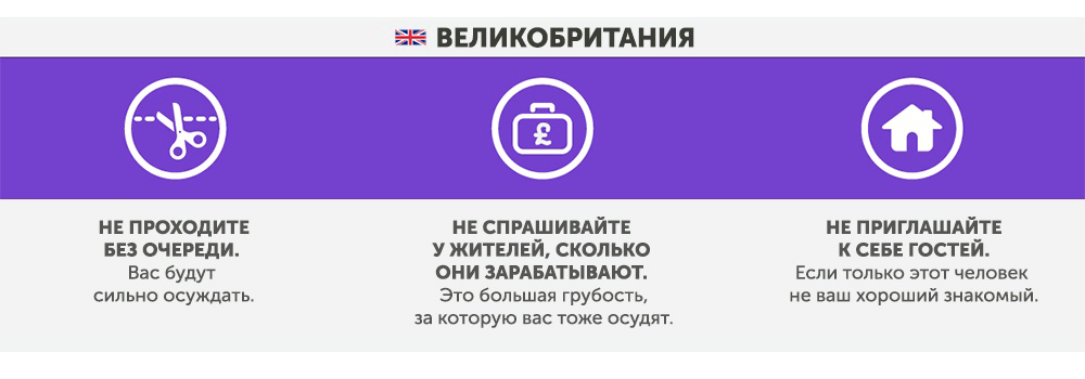 Großbritannien - Was Sie in anderen Ländern nicht tun sollten Великобритания - Что запрещено делать в других странах