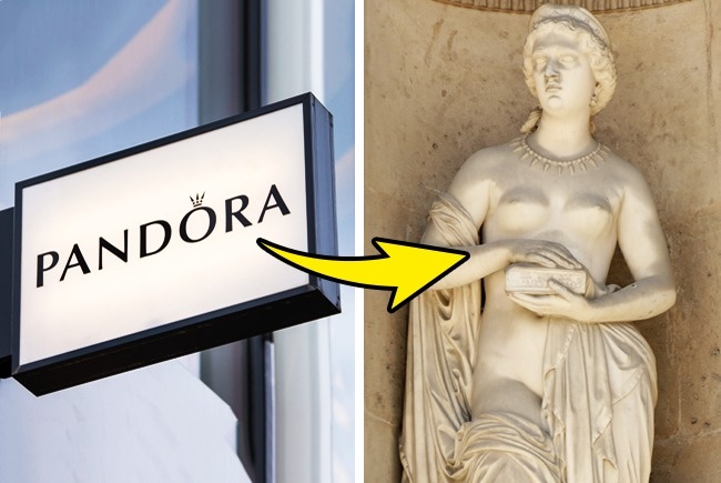 Pandora - Logos, deren Bedeutung Sie nicht einmal erraten haben Pandora - Смысл логотипов брендов