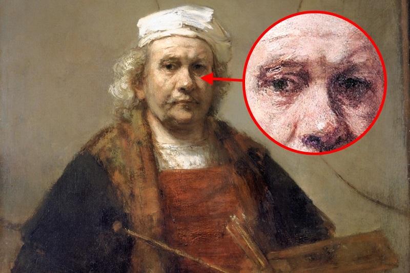 Rembrandts Schutzbrille des alten Mannes - mystische Geheimnisse verschlüsselt in den weltberühmten Leinwänden Прищур старика Рембрандта - Мистические тайны известных полотен