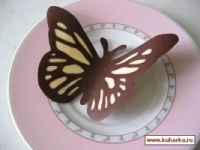wie man einen Schmetterling Süßwaren machen