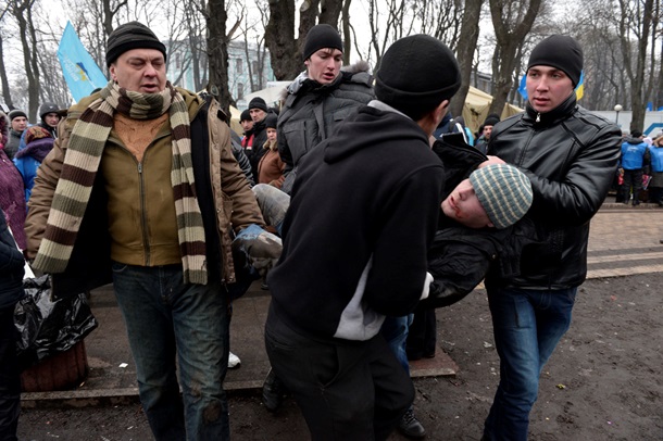 Все ради бюджета. Bilder aus der Rallye-Anhänger der Partei der Regionen unter der Rada Все ради бюджета. ФотоРепортаж с митинга сторонников Партии регионов под Радой