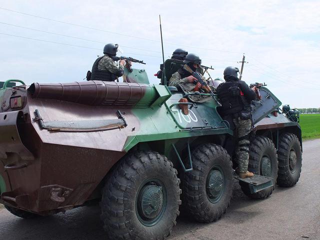 Штурм Славянска: 5 террористов уничтожено, снесены блок-посты. ФОТОрепортаж+ВИДЕО