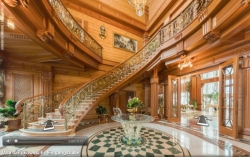Internet-Nutzer können die Details des Raumes eleganten Palast des Ex-Präsidenten sehen