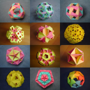 Glück Balls of Origami - Kusudama